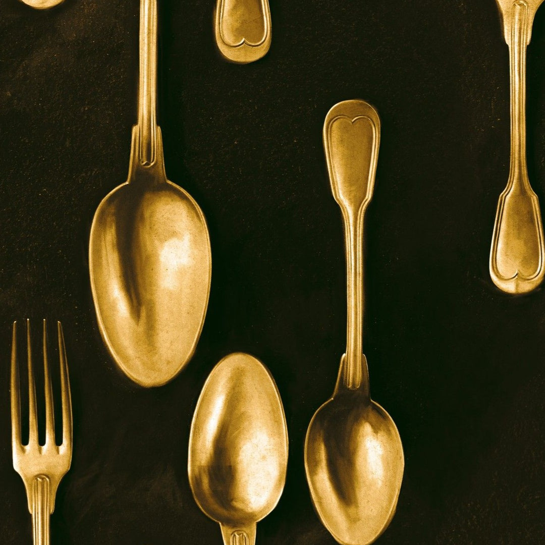 mind-the-gap-cutlery-brass-wallpaper-the-antiquarian-collection-large-scale-floating-assortment-of-cutlery-maximalist-statement-for-interiors