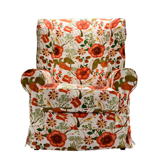 mind-the-gap-dakota-arm-chair-red-orange-green-white-linen