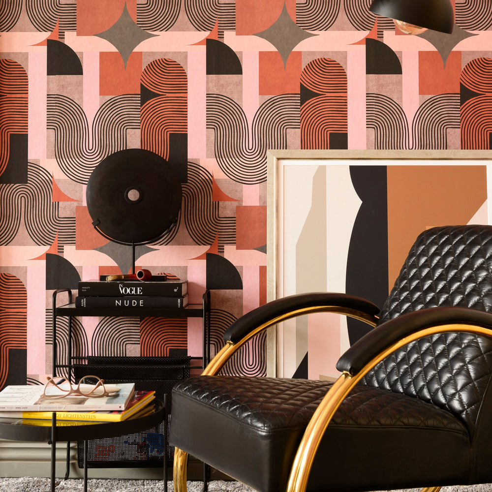 mind-the-gap-dune-wallpaper-the-revival-collection-inspired-by-60s-mid-century-modern-style-irregular-geometric-print-abstract-composition-retro-colours-maximalist-statement-interior