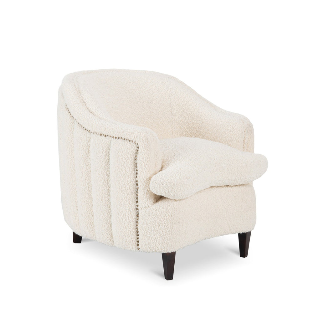 Mind-the-Gap-Scarlett-chair-Schaffell-woven-cream-boucle-tub-style-arm-chair-brass-studd-detailing-wooden-legs-retro-styling-armchair-occasional-chair