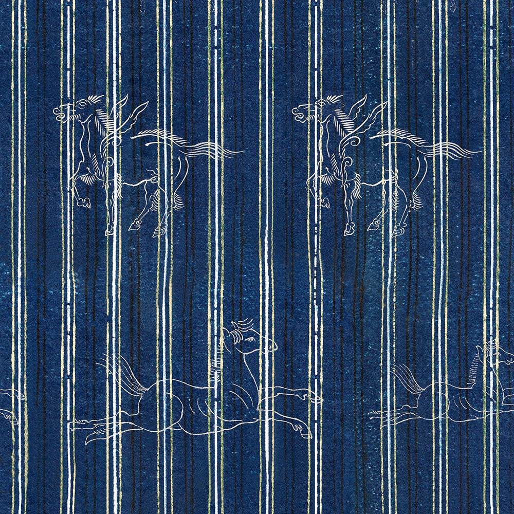 mind-the-gap-indigo-stripe-wallpaper-horses-with-wings