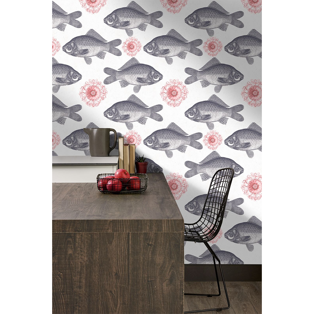 mind-the-gap-wallpaper-fish-red-and-grey-wallpaper-seaside-nautical-room