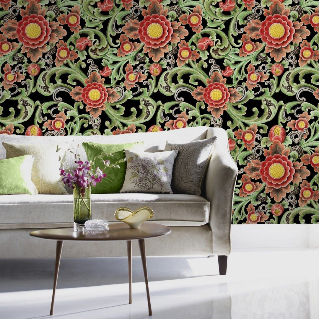 mind-the-gap-floral-painting-wallpaper-the-mysterious-traveller-collection-ornate-vibrant-flowers-large-scale-for-maximalist-statement-interiors