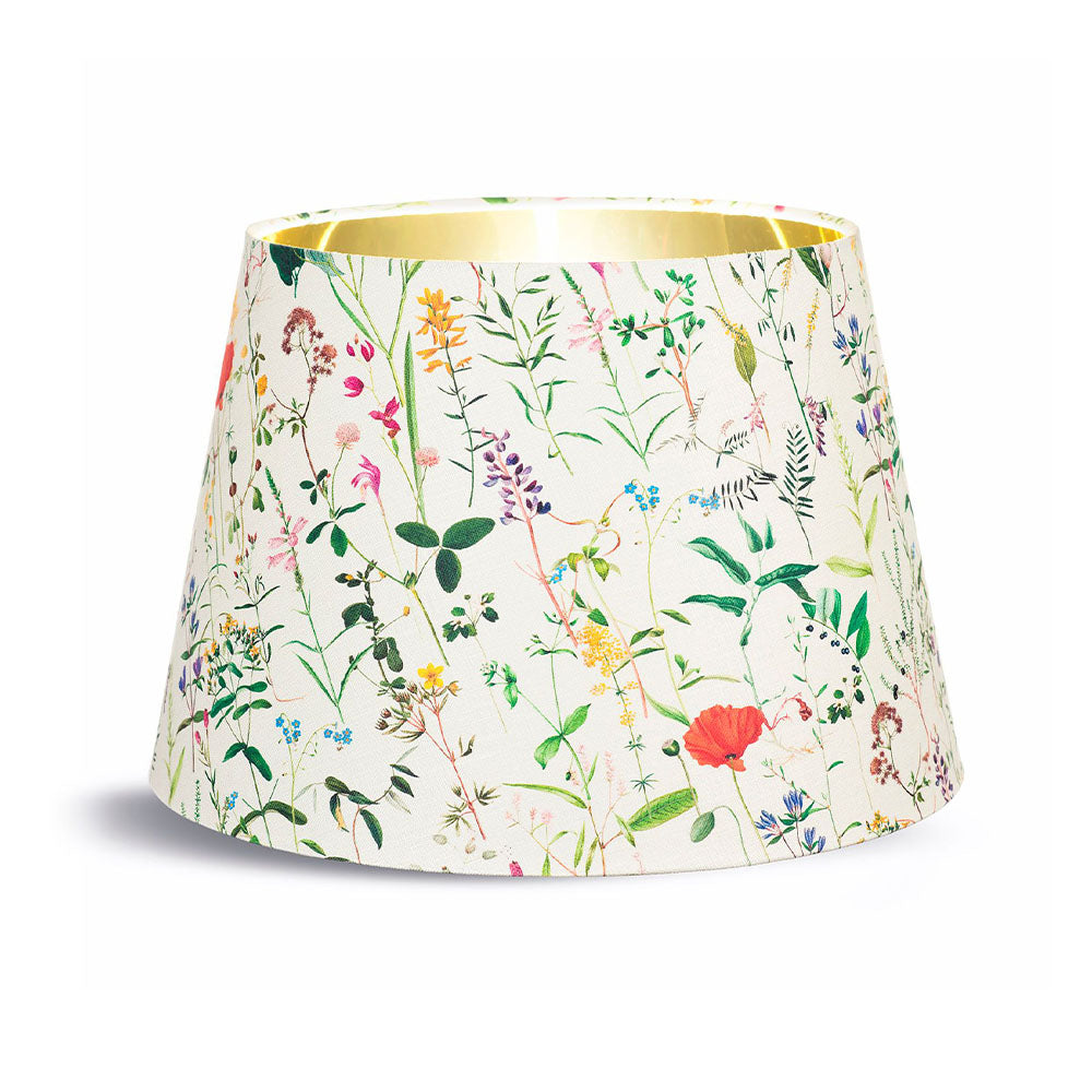 mind the gap cone lampshade aquafleur taupe summer flower floral lamp shade table floor