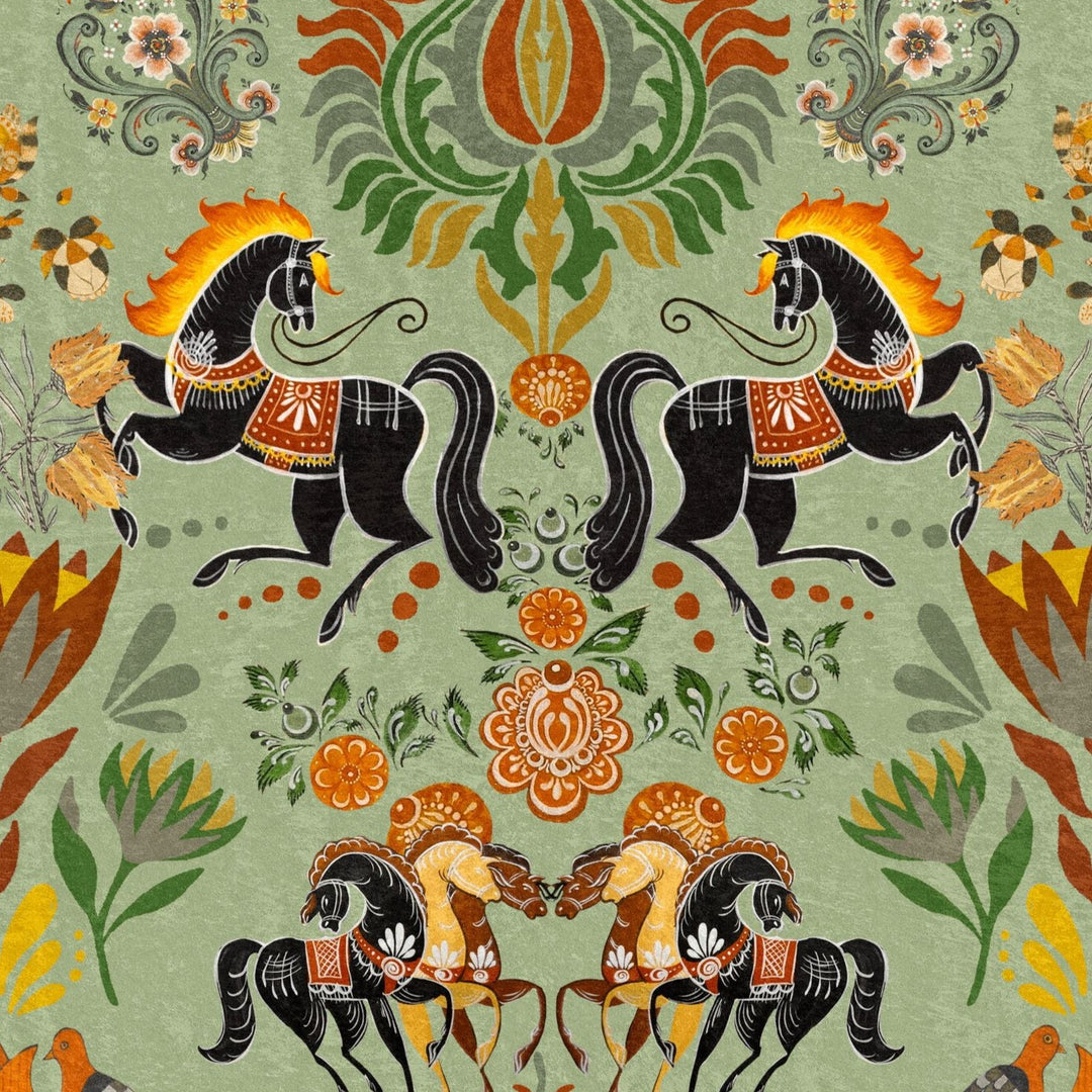 mind-the-gap-the-folk-parade-wallpaper-transylvanian-roots-collection-horses-folk-couture-birds-detailed-maximalist-statement-interior