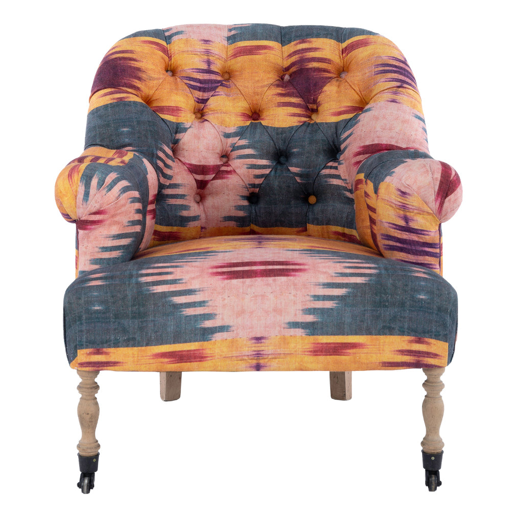 mind the gap st.germaine tufted armchair patola fabric