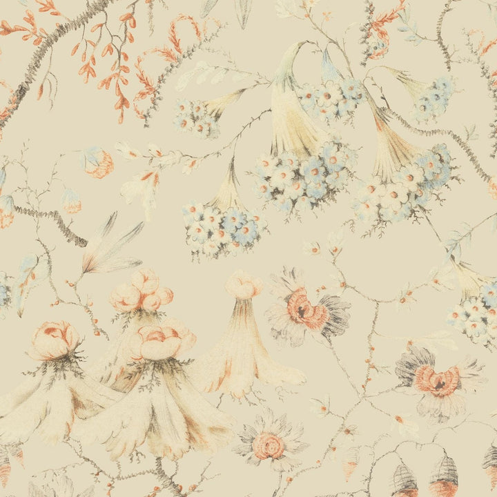 blue-grey-pink-floral-blossom-mind-the-gap-grandma's-tapestry-wallpaper-transylvanian-roots-collection-complementary-collection-maximalist-statement-interior