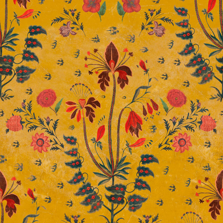 mind-the-gap-gypsy-ochre-wallpaper-hippie-spirit-collection-rich-intricate-florals-maximalist-statement-interior