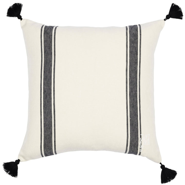 mind-the-gap-hajdu-stripe-linen-cushion-white-black-tassel