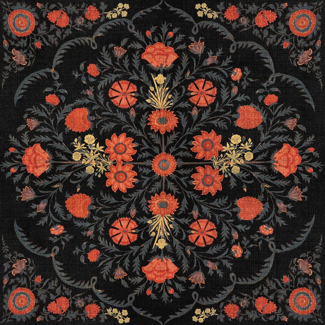 mind-the-gap-hindu-bloom-anthracite-wallpaper-world-of-fabrics-collection-indian-inspired-floral-tapestry-statement-maximalist-interior
