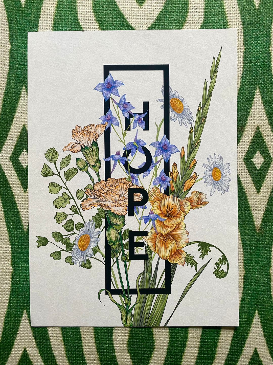 the-print-florist-hope-through-the-meadow-illustrated-art-print-inspirational-words