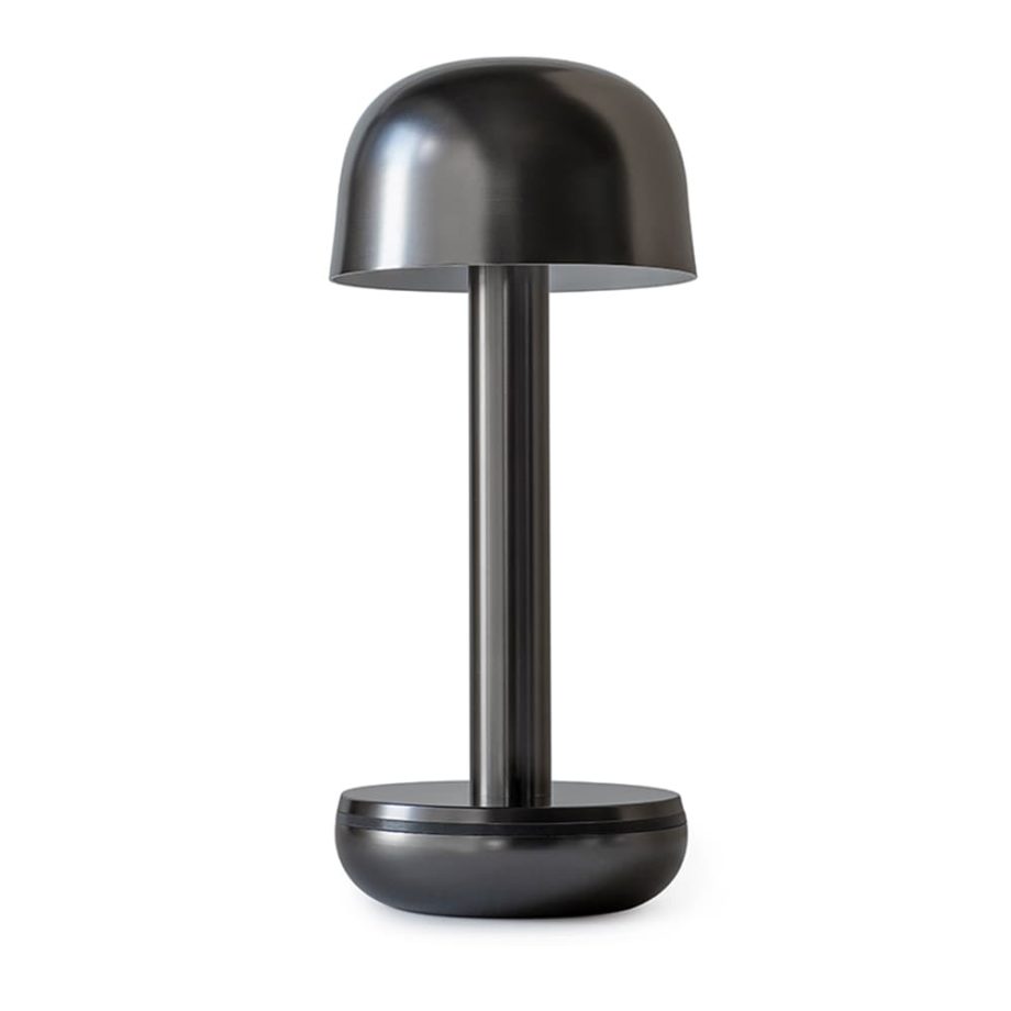 Humble-two-cordless-rechargeable-table-lamp-domed-shade-black-titanium