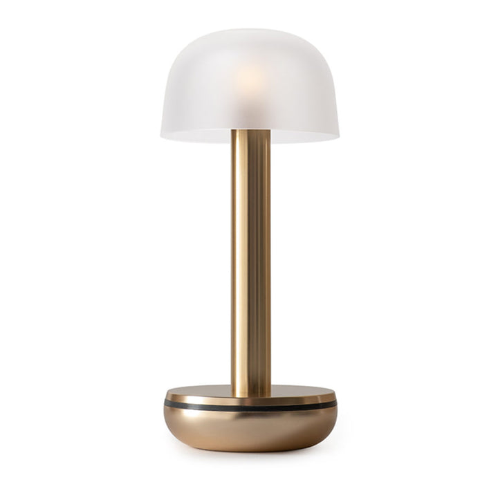 Humble Two Gold Frosted Table Lamp