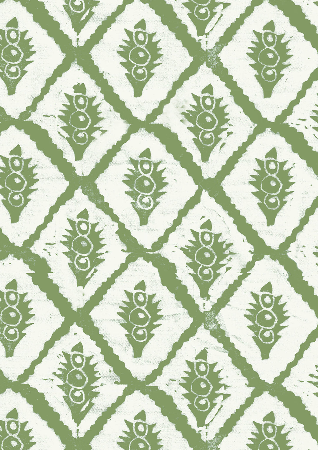 annika-reed-studio-jaipur-design-wallpaper-green-hand-block-printed-repeat-pattern-white-background