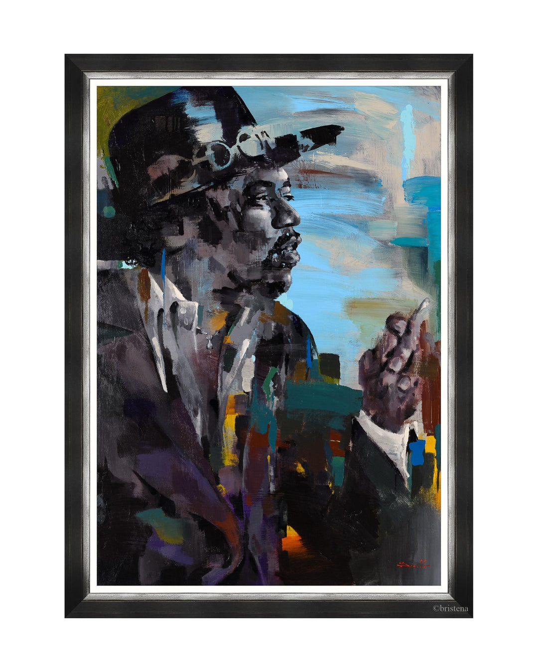 mind-the-gap-fine-art-wall-art-woodstock-collection-jimi-hendrix-amirou-diallo-oil-painting-reproduction-smoking-cigar-70x100-framed