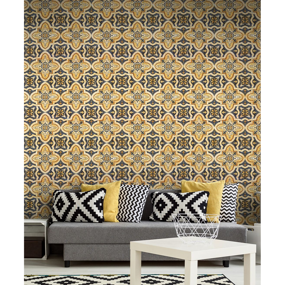 mind-the-gap-maghreb-tile-wallpaper-north-african-moroccan-art-blue-orange-white-lounge