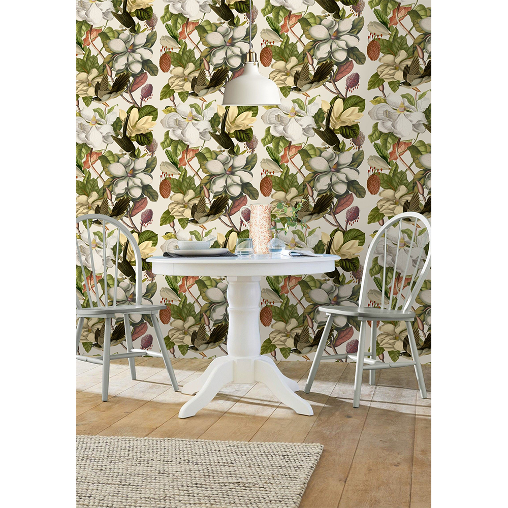 mind-the-gap-magnolia-wallpaper-birds-flowers-stems-vines-leaves-light-background-nature-the-florist-collection-kitchen