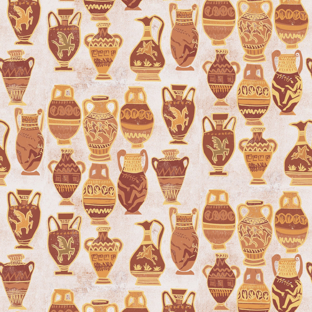 annika-reed-studio-a-muggle-jugs-linen-fabric-terracotta-greek-pottery-inner-goddess-british-textile-designer-block-printed