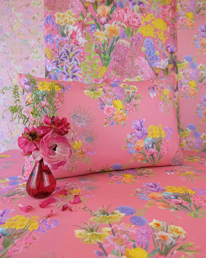 'Optimism Renewed' Pink Cushion 40 x 60 cm