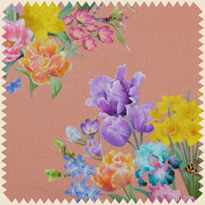 bauldry-botanicals-optimism-renewed-100%-organic-cotton-hopsack-fabric-grouped-flowers-floral-print-british-designer-colourful-interiors-inspired-by-nature