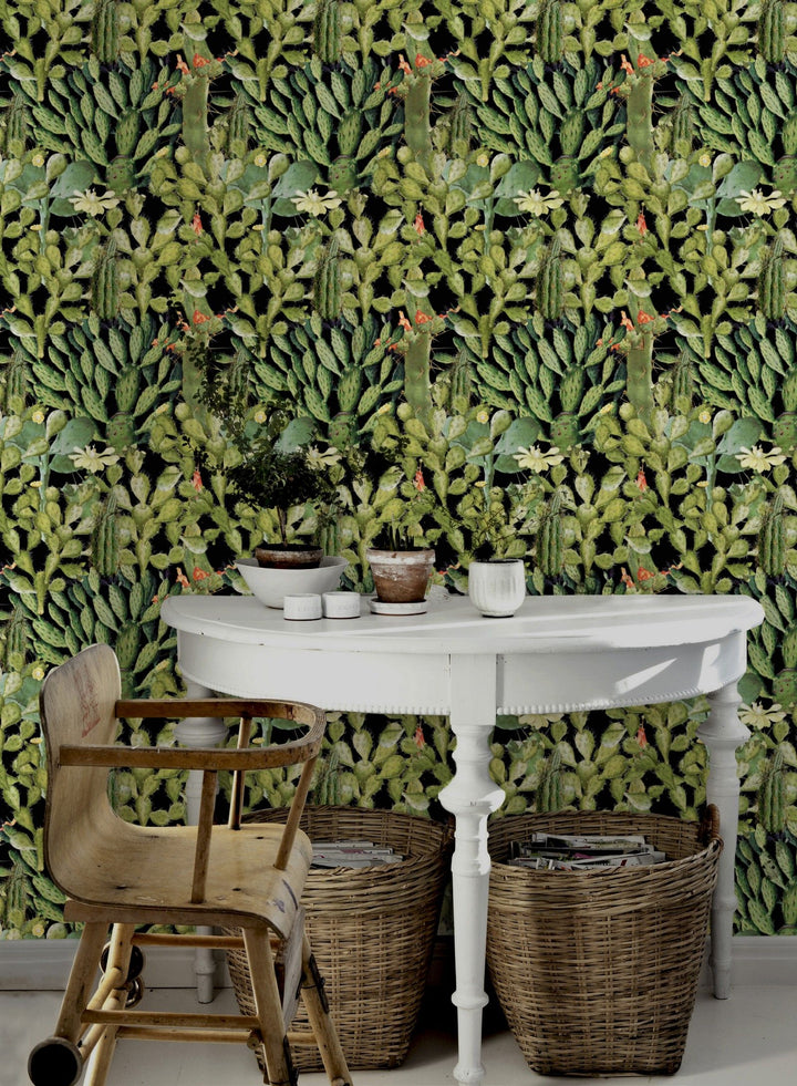 mind-the-gap-opuntia-anthracite-wallpaper-the-rediscovered-paradise-collection-cactus-arrangement-room