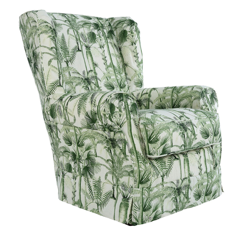 mind the gap furniture dakota skirt chair palmera cubana linen green