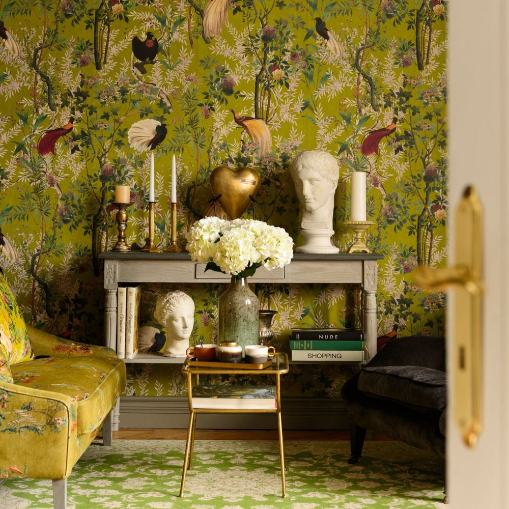 mind-the-gap-royal-garden-green-wallpaper-transylvanian-manor-and-royal-garden-collections-birds-foliage-statement-maximalist-interiors