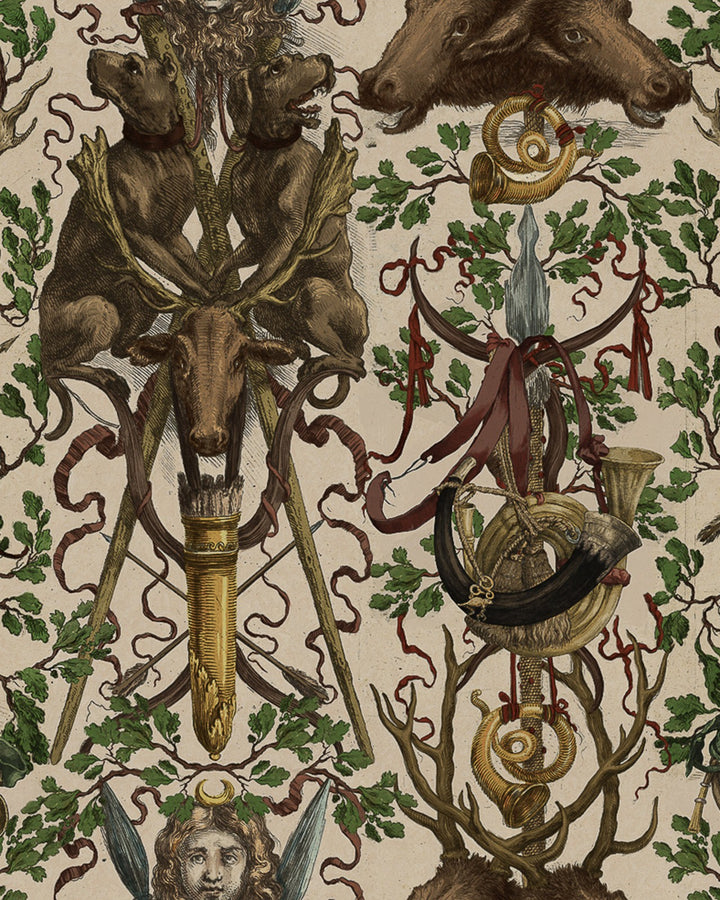 mind-the-gap-wallpaper-the-Ganghofer-hunt-lodge-style-pattern-boars-dogs-traditional-tapestry-print-vines-WP20690