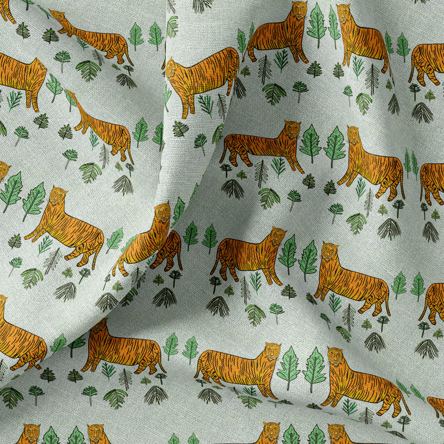 Annika-reed-studio-tiger-tiger-oyster-linen-serpentine-soft-green-linen-fabric-block-print-textiles-england-artisan
