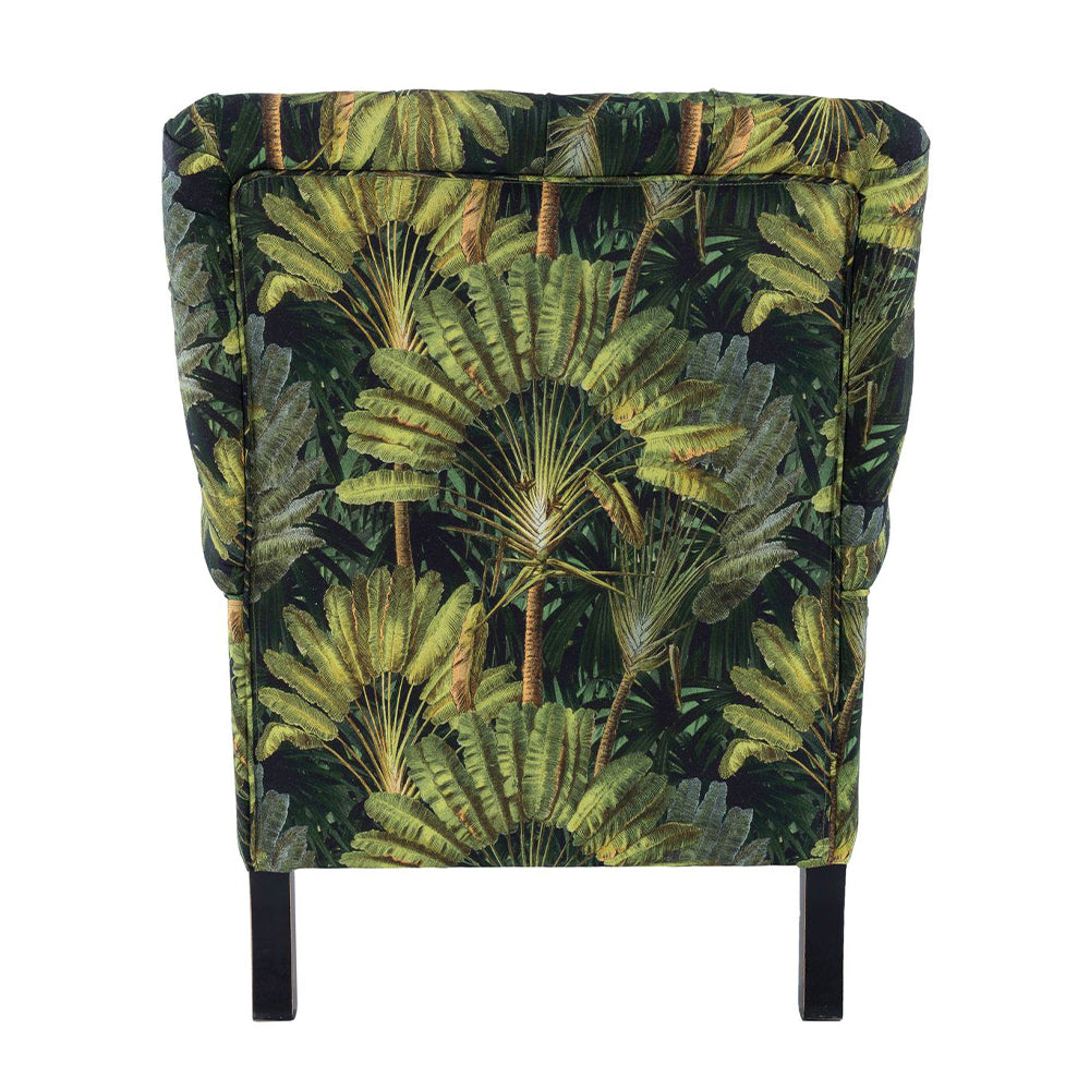 mind the gap furniture hudson chair traveller's palm green