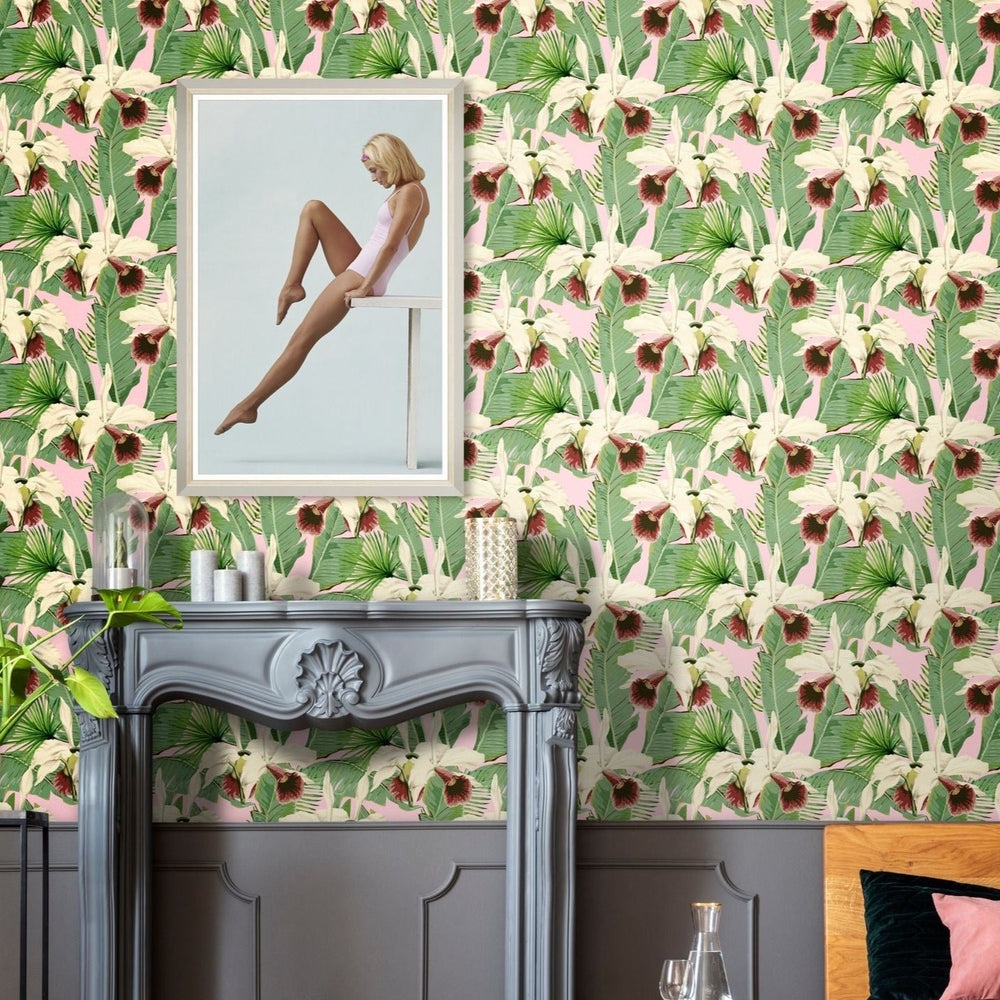 mind-the-gap-treasure-island-wallpaper-palm-springs-collection-tropical-flowers-california-sun-statement-maximalist-interiors