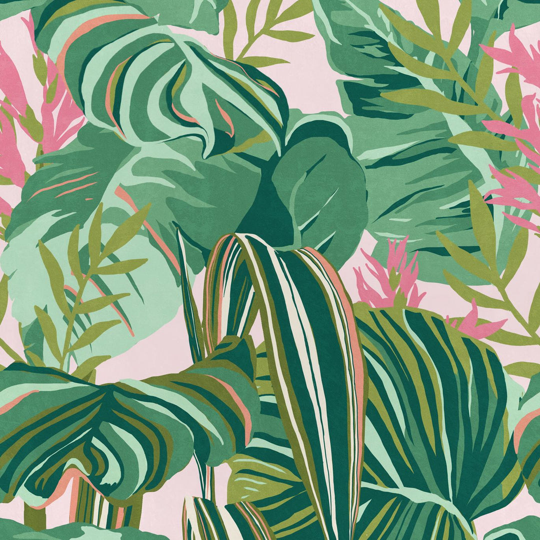 mind-the-gap-tropical-foliage-wallpaper-palm-springs-collection-hand-painted-californian-vibrant-statement-maximalist-interior
