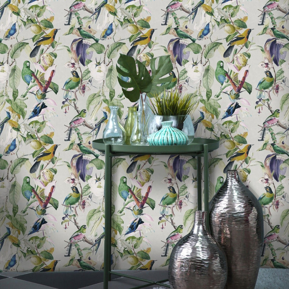 mind-the-gap-tropical-birds-wallpaper-the-rediscovered-paradise-collection-vibrant-colourful-statement-maximalist-interior
