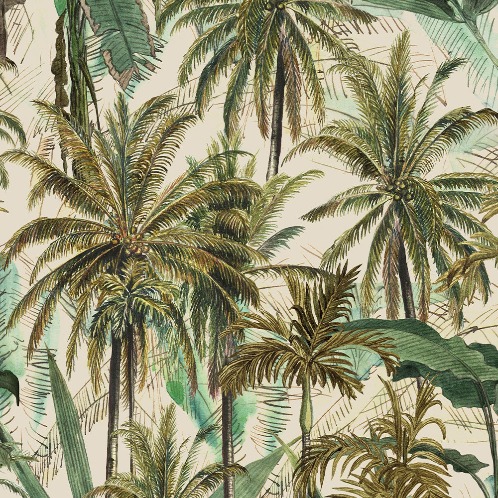 mind the gap tropical fabrics the jungle trees beige green