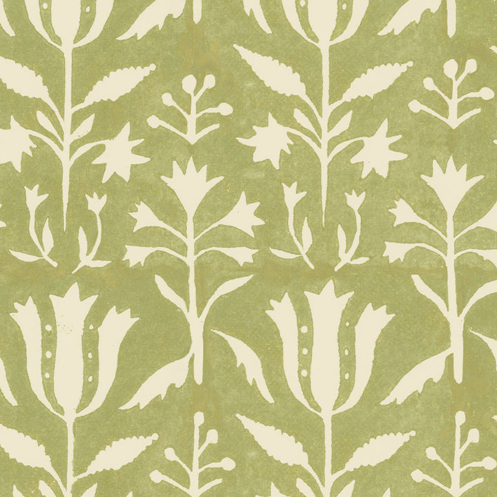 mind-the-gap-tulip-floral-wallpaper-green-sage-cream-wallpaper