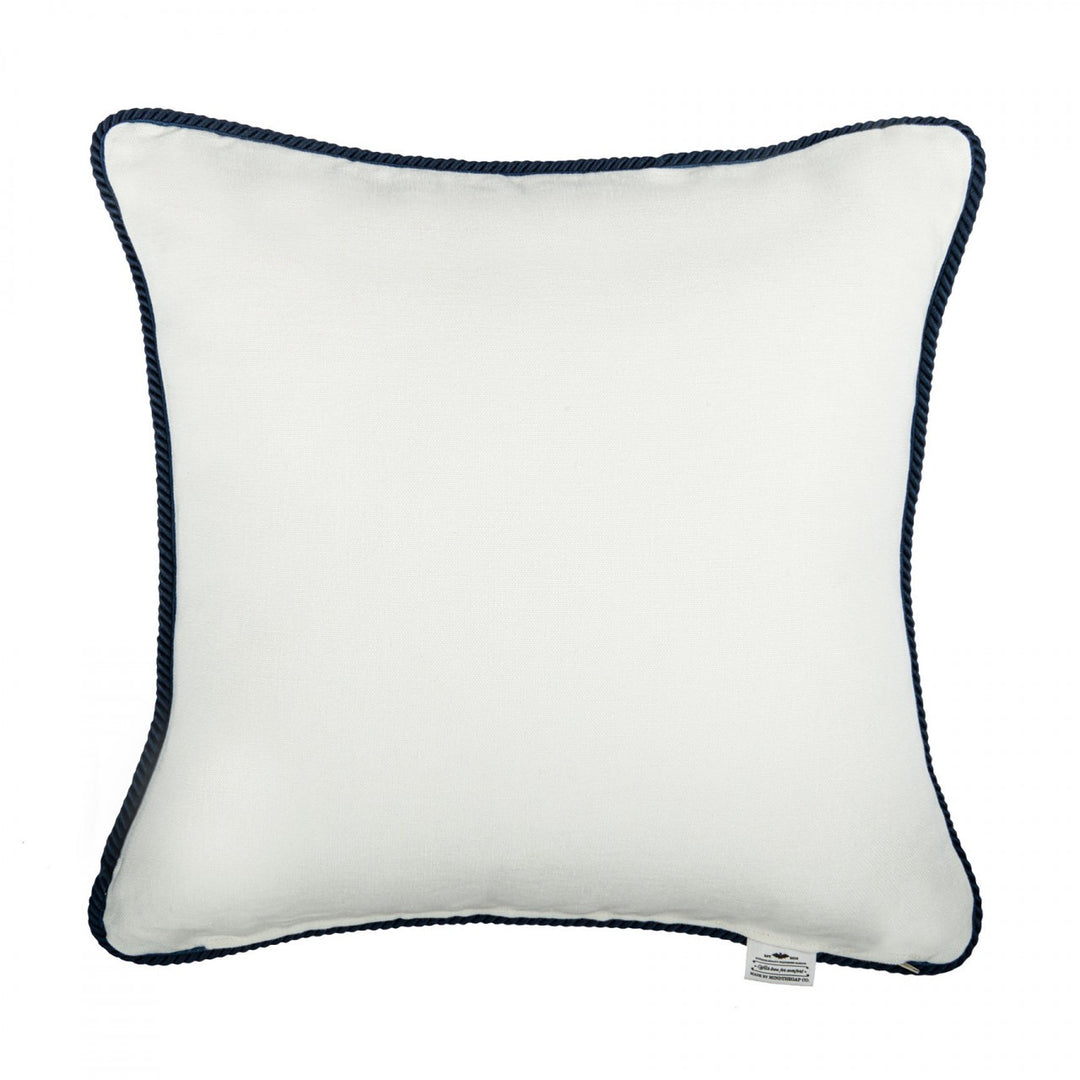 Mind-the-gap-vintage-anchors-white-linen-embroidered0cushion-blue-rope-trim-LC40106-double-anchor-logo-50x50cm