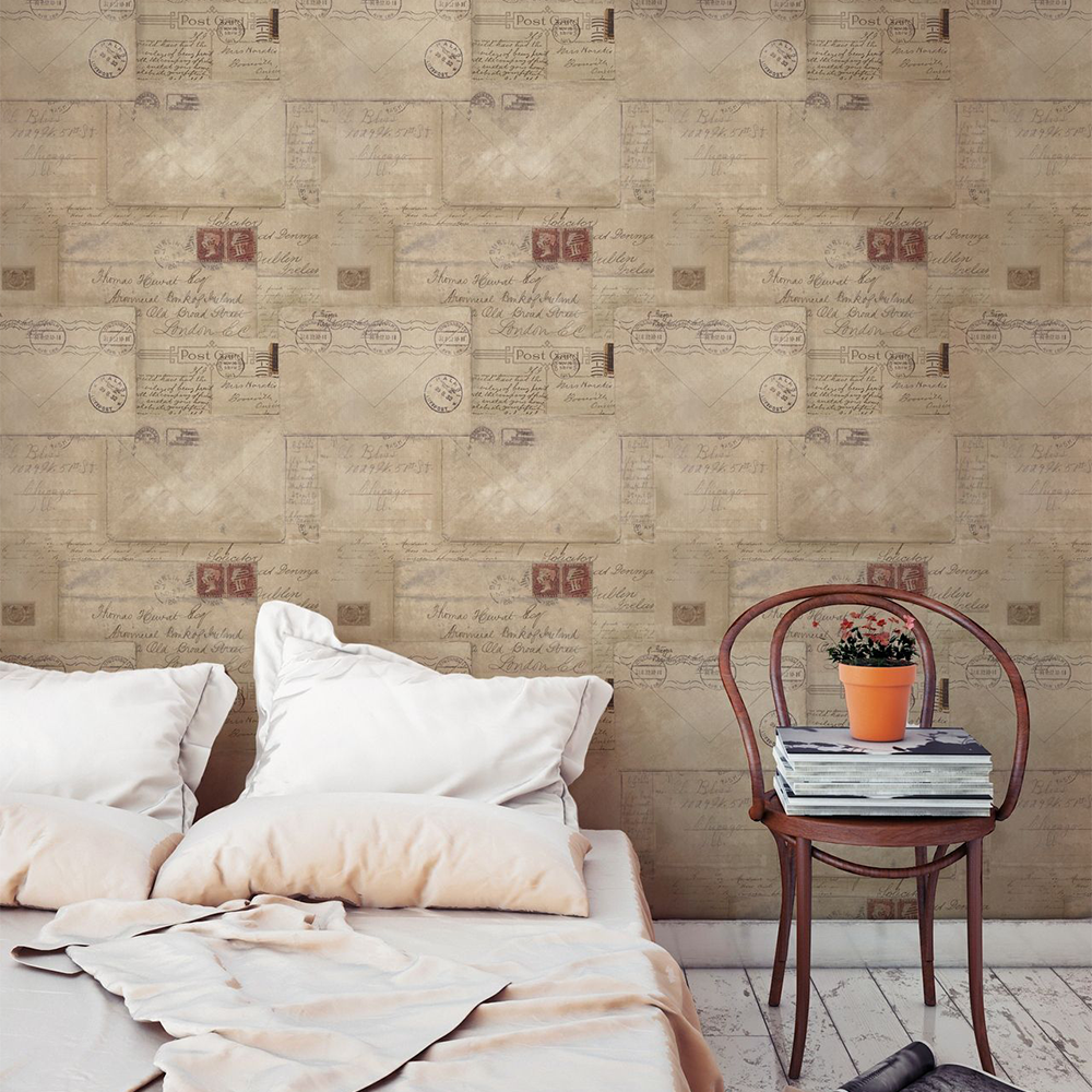 mind-the-gap-wallpaper-vintage-letters-close-up-sepia-room-bedroom-retro