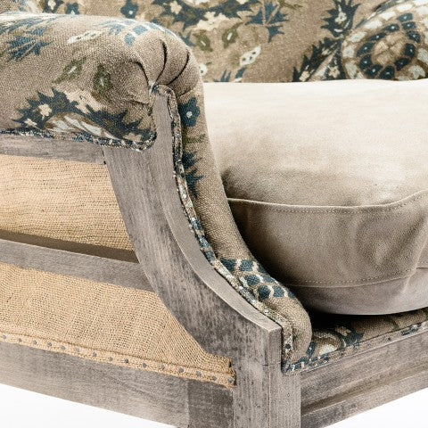William Deconstructed Chair - Flourish Dapple Linen