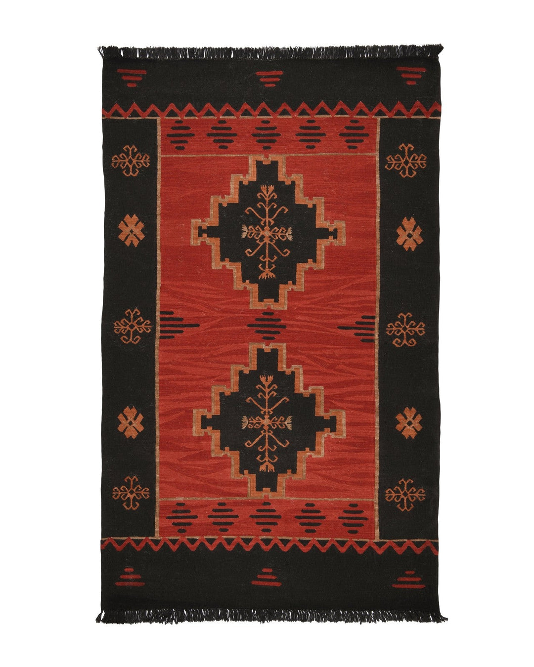 Yadigari- Anatolia Red Wool Kilim Large