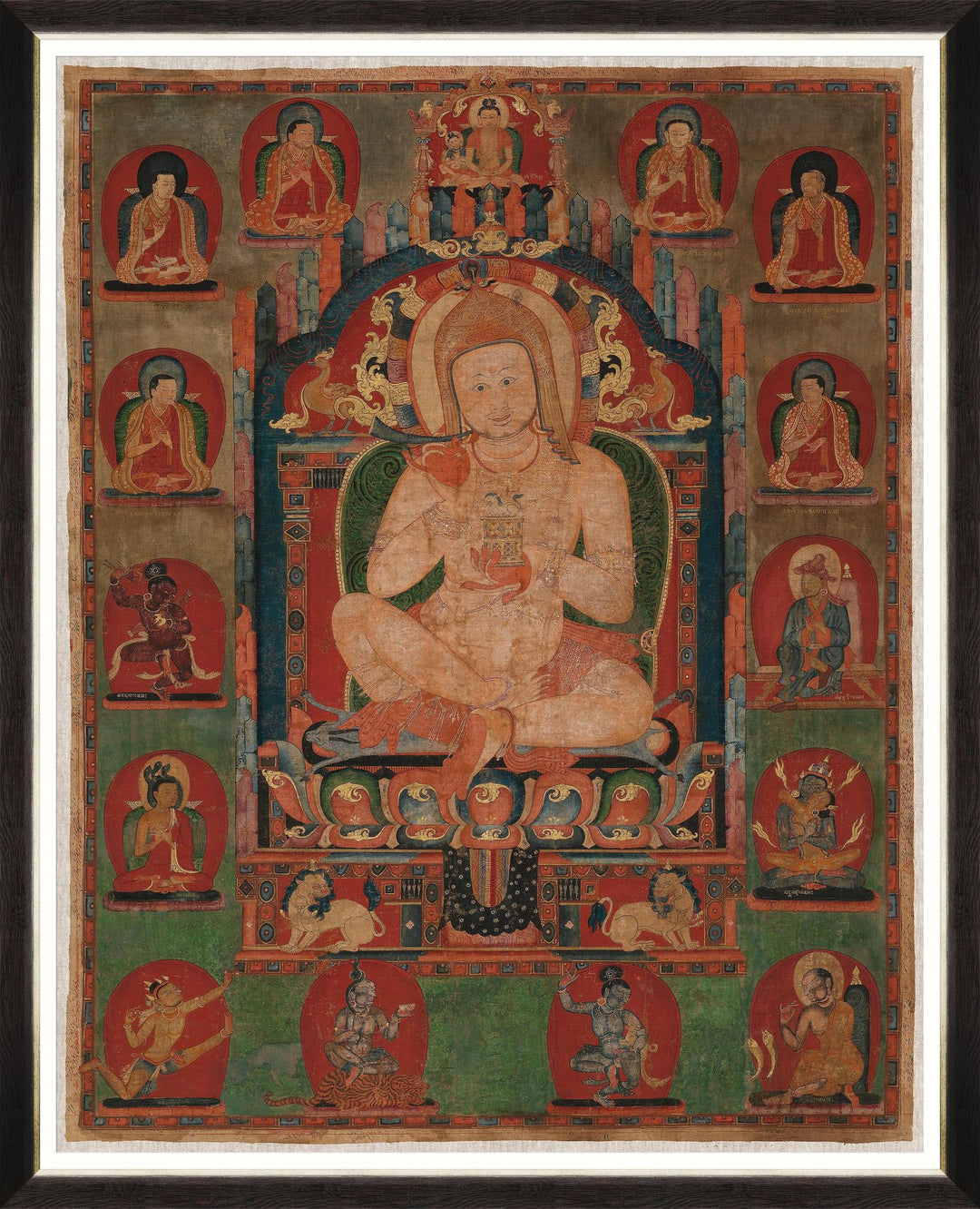 mind-the-gap-portrait-of-jnanatapa-wall-art-framed-artwork-home-of-an-eccentric-man-collection-tibetan-culture
