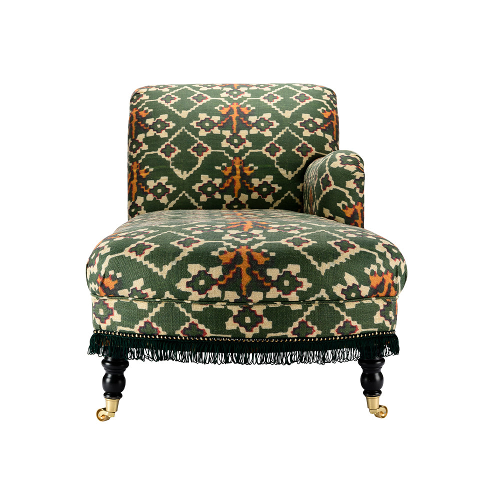 anatolia-chaise-lounge-zold-linen-fabric-greene-yellow-pattern-green-fringe-wheel-legs-mind-the-gap